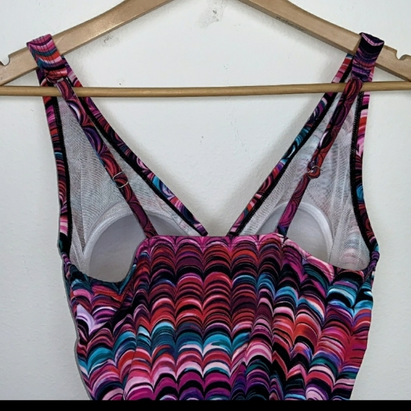 Croft & Barrow Swimwear Bathing Suit 1 Pc Sz: 10 - Picture 3 of 7